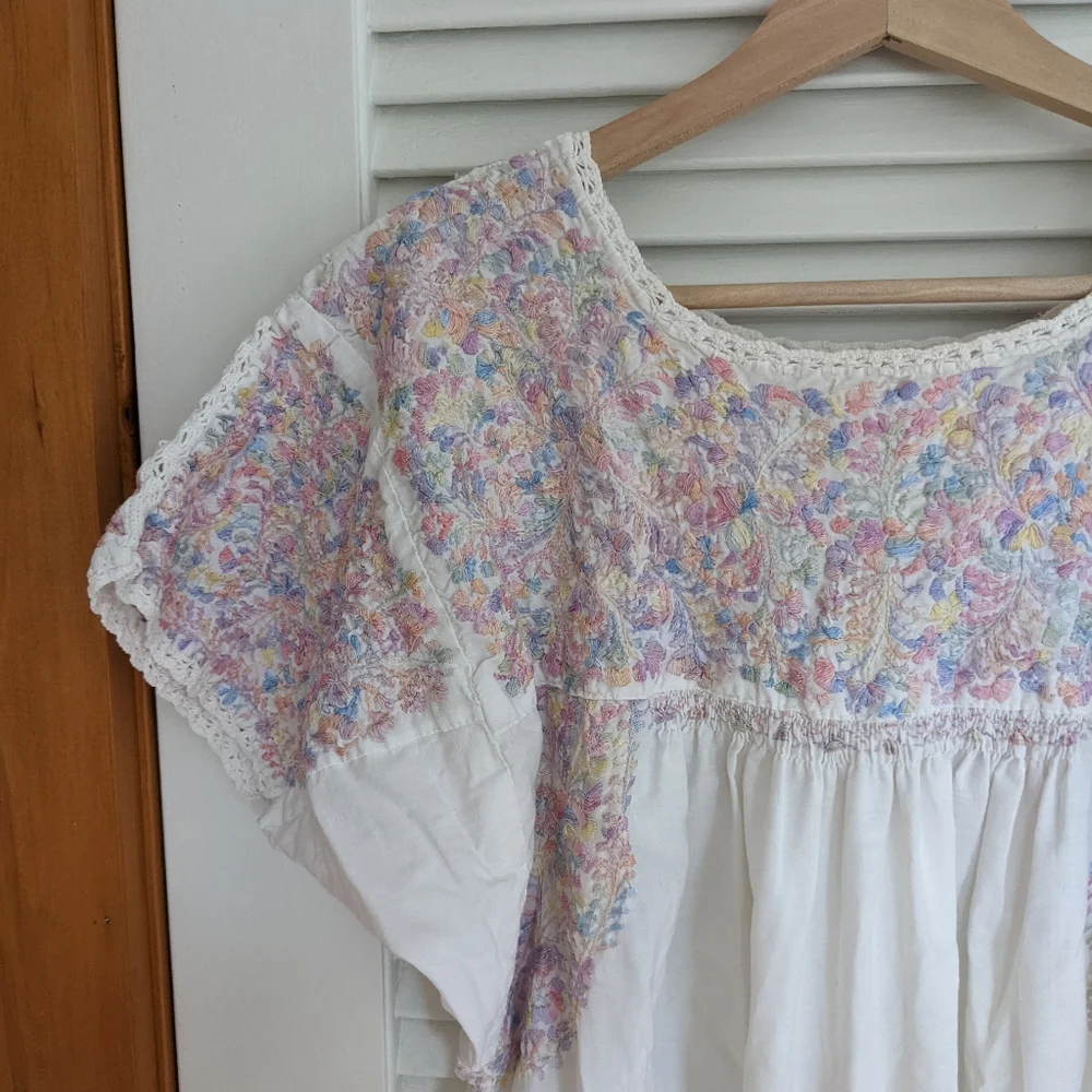 Vintage embroidered maxi dress - Picture 2 of 6
